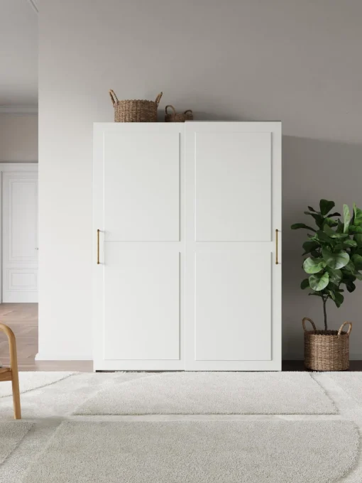 Armario Modular Charlotte, 2 Puertas Correderas (150 Cm), Diferentes Variantes