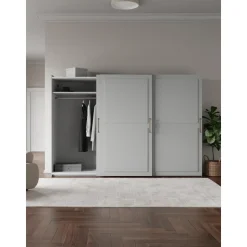 Armario Modular Charlotte, 3 Puertas Correderas (300 Cm), Diferentes Variantes