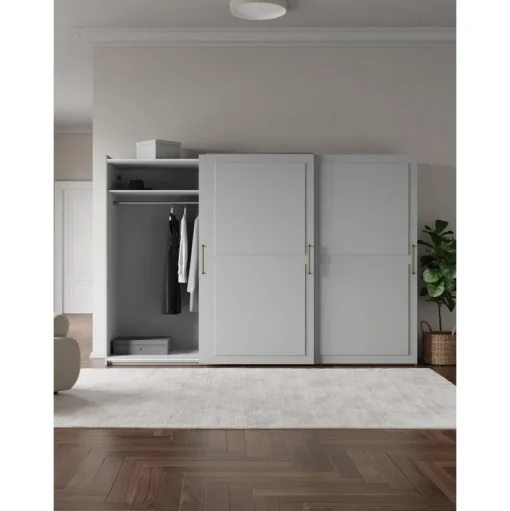 Armario Modular Charlotte, 3 Puertas Correderas (300 Cm), Diferentes Variantes