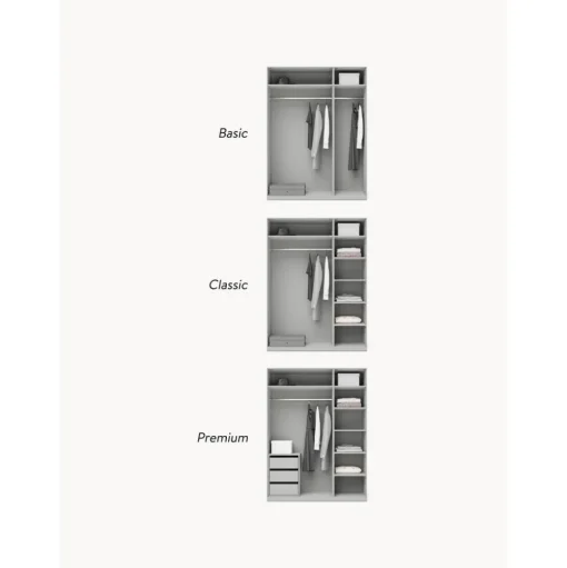 Armario Modular Leon, 3 Puertas (150 Cm), Diferentes Variantes
