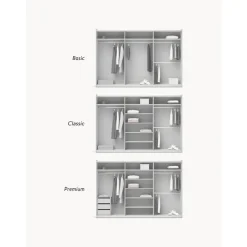 Armario Modular Leon, 3 Puertas Correderas (300 Cm), Diferentes Variantes