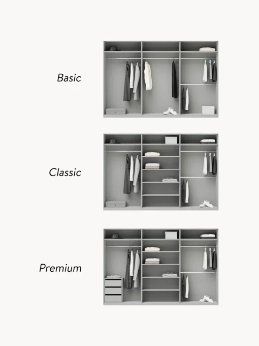 Armario Modular Simone, 6 Puertas (300 Cm), Diferentes Variantes