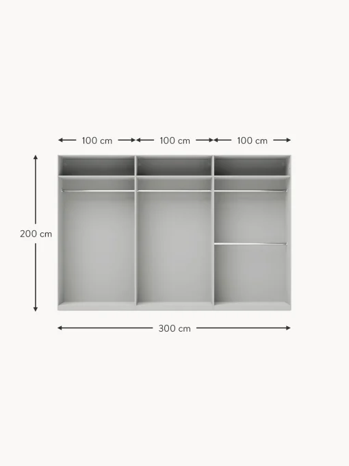 Armario Modular Simone, 6 Puertas (300 Cm), Diferentes Variantes