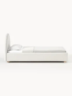 Cama Individual En Tejido Boucle Ebba, Con Espacio De Almacenamiento