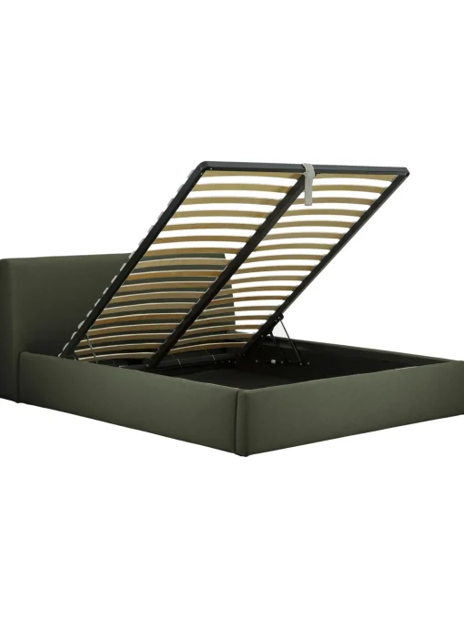 Cama Tapizada Cloud, Con Espacio De Almacenamiento