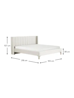 Cama Tapizada En Terciopelo Dusk