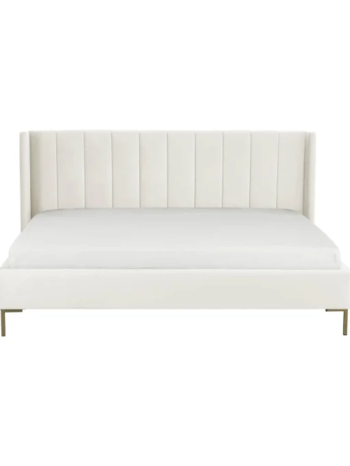 Cama Tapizada En Terciopelo Dusk