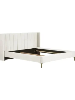 Cama Tapizada En Terciopelo Dusk