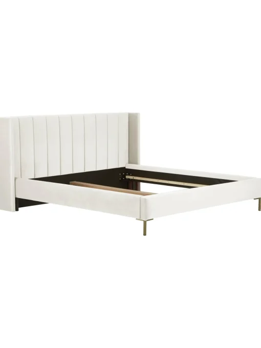 Cama Tapizada En Terciopelo Dusk