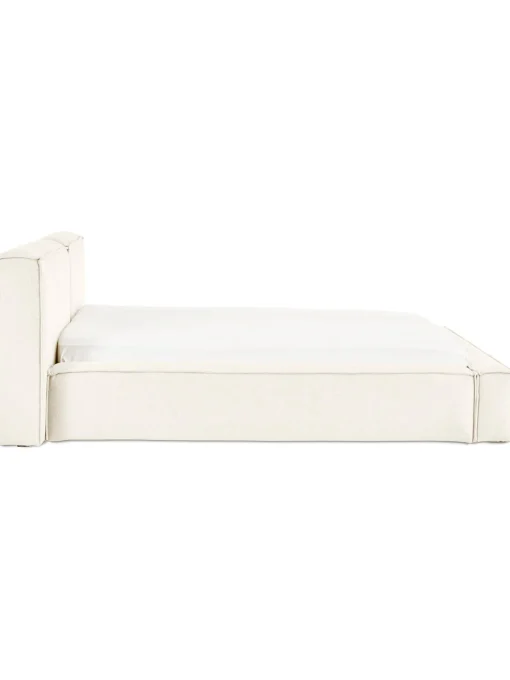 Cama Tapizada Lennon, Con Espacio De Almacenamiento