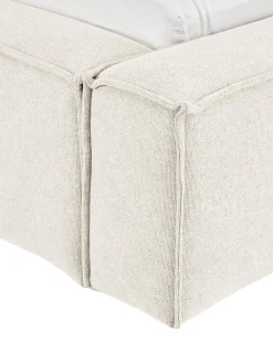 Cama Tapizada Lennon, Con Espacio De Almacenamiento