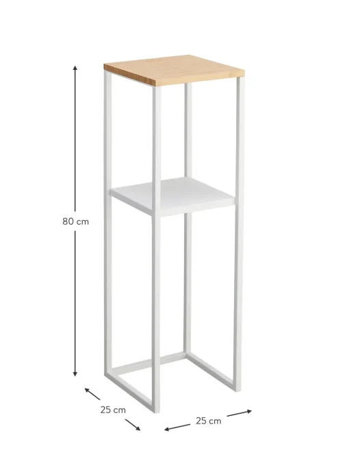 Estanteria De Madera De Bambu Tower