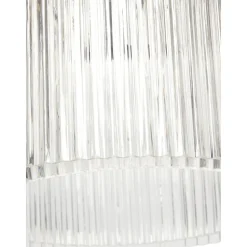 Lampara De Techo De Vidrio Con Relieves Ripple