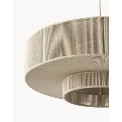 Lampara De Techo Grande De Lino Lace