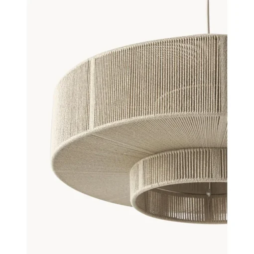 Lampara De Techo Grande De Lino Lace