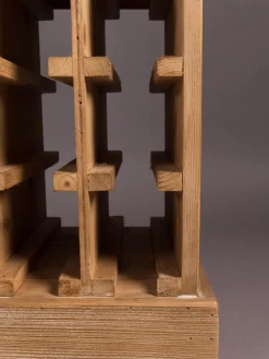 Licorera En Madera De Roble Claude, Para 28 Botellas