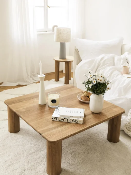 Mesa De Centro De Madera Didi