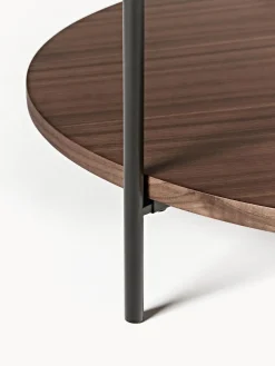 Mesa De Centro Redonda De Madera Renee