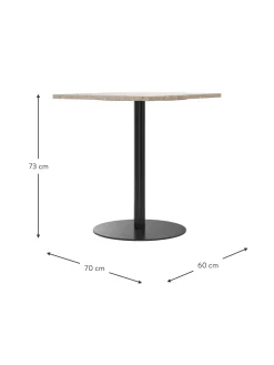 Mesa De Comedor De Arenisca Harbour, 60 X 70 Cm
