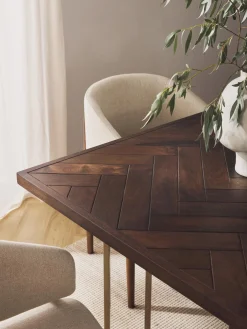 Mesa De Comedor De Madera De Mango Luca, Tamanos Diferentes
