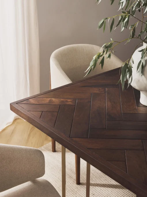 Mesa De Comedor De Madera De Mango Luca, Tamanos Diferentes