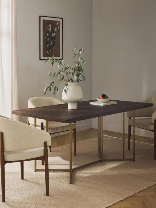 Mesa De Comedor De Madera De Mango Luca, Tamanos Diferentes