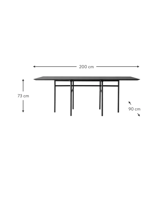 Mesa De Comedor Snaregade, 200 X 90 Cm