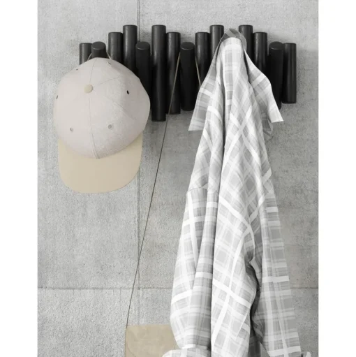 Perchero De Pared De Madera De Pino Picket
