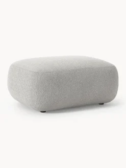 Reposapies Puf En Tejido Boucle Sofia