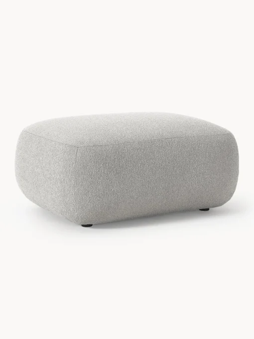 Reposapies Puf En Tejido Boucle Sofia