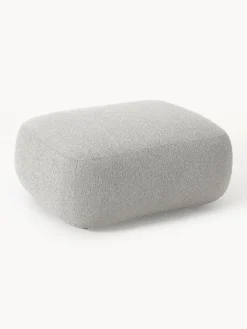 Reposapies Puf En Tejido Boucle Sofia