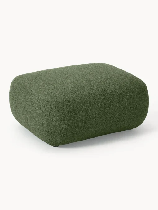 Reposapies Puf En Tejido Boucle Sofia