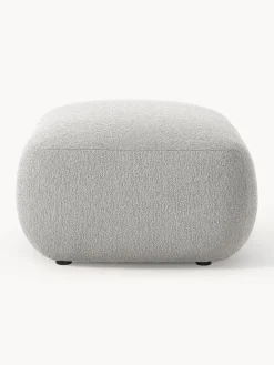 Reposapies Puf En Tejido Boucle Sofia