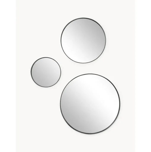 Set De Espejos De Pared Redondos Lacie, 3 Uds.