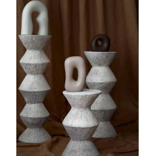 Set De Piezas Decorativas De Gres Alenda, 3 Uds.