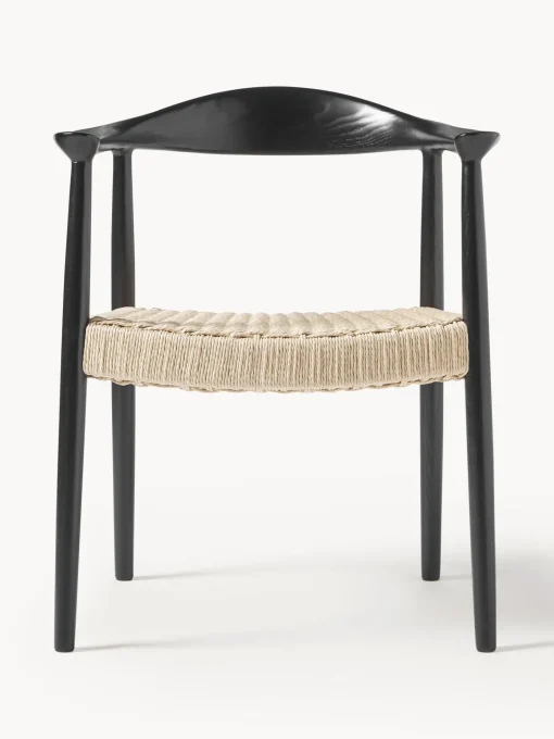 Silla Con Reposabrazos De Madera De Fresno Pavel