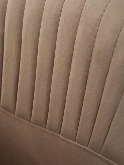 Silla Giratoria Con Reposabrazos De Terciopelo Lola