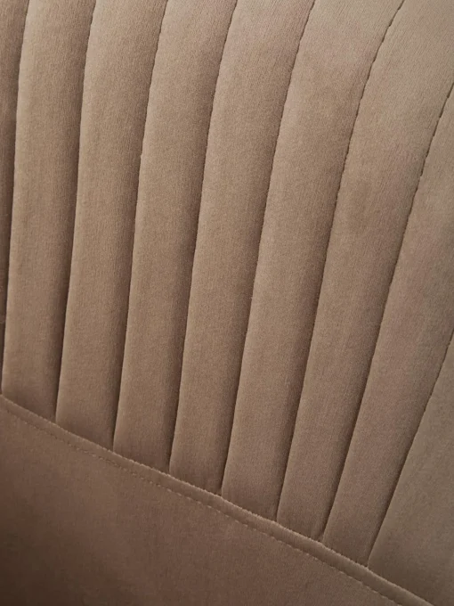 Silla Giratoria Con Reposabrazos De Terciopelo Lola