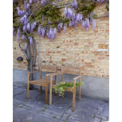 Silla Para Exterior De Teca Oxford