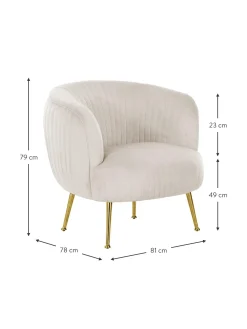 Sillon Coctel De Terciopelo Cara