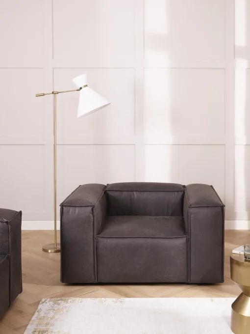 Sillon De Cuero Reciclado Lennon