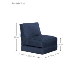 Sillon De Jardin Pop Up, Reclinable