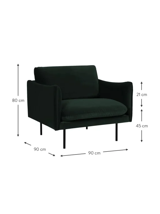 Sillon De Terciopelo Moby