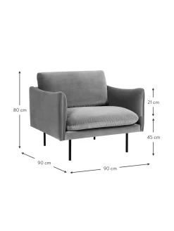Sillon De Terciopelo Moby