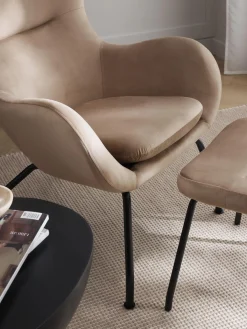 Sillon Orejero De Terciopelo Wing