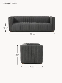 Sofa En Tejido Boucle Antonio (3 Plazas)