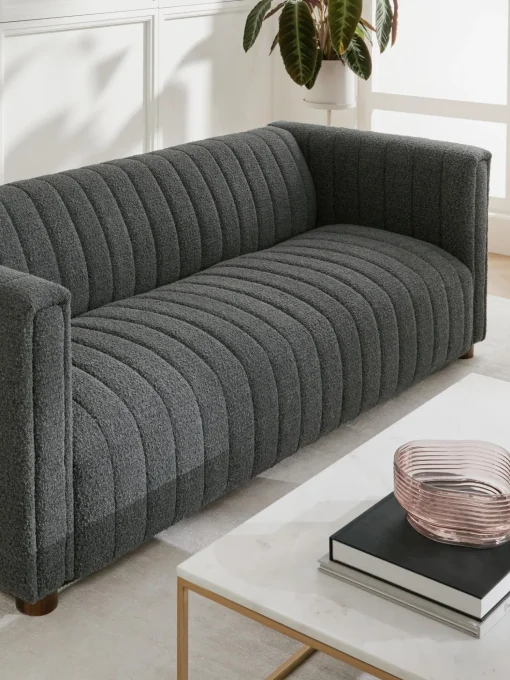 Sofa En Tejido Boucle Antonio (3 Plazas)