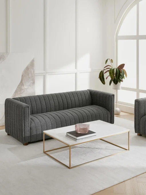 Sofa En Tejido Boucle Antonio (3 Plazas)