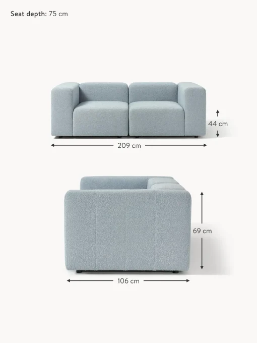 Sofa Modular Boucle Lena (3 Plazas)