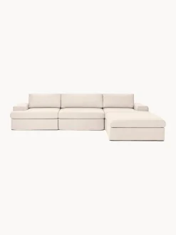 Sofa Modular Con Reposapies Russell (4 Plazas), Desenfundable